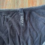 🦃 Edista Black Patterned Cap Sleeve Shirt Size XL Photo 3