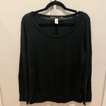 Victoria's Secret Black Long Sleeve Top sleepwear gently worn Photo 3