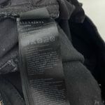 ALLSAINTS Heidi Jeans Women’s Size 29 Black Cropped Flare Raw Hem Mid Rise Photo 11