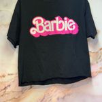 Mattel Barbie Black and Pink Short Sleeve Tee Size L Photo 0