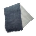Rachel Zoe Carly Cushnie Horizon Grey Ombre Scarf Oversize Gray Curateur NEW Photo 2