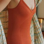 Anthropologie 🆕  Burgundy Seamless Bodysuit/Bathing Suit M/L🆕 Photo 1