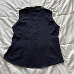 Golftini Womens Size Small Sleeveless Blue Golf Polo Tank Top Collared Shirt Photo 6