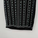 BANJUL Black Multi Rhinestone Mini Skirt Size Medium Elastic Size Medium Y2k Photo 2