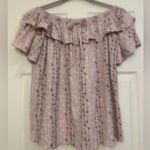 Pink Blush Off The Shoulder Ruffled Pink & Navy XL Blouse. 1886 Photo 0