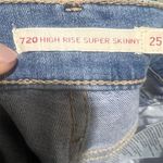 Levi's Women's 720 High Rise Super Skinny Jeans Blue Standard Size 25 Photo 7