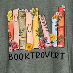 Gildan Booktrovert shirt bookworm teacher large tee short sleeve NWT NEW book Photo 1