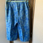 Talbots Vibrant Blue cropped slacks 10p Photo 8