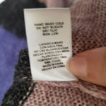 En Crême En Creme Under the Stars Womens Sweater Size Medium Fuzzy Wide Stripe Pullover Photo 96