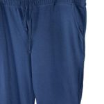 Denim & Co . Active Duo Stretch Full-Length Drawcord Pant Navy Large Photo 3