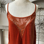 Urban Outfitters  size medium rust velvet dress Photo 2
