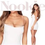 Nookie  Australia Lexi Chain Gown NWT Size Medium White & Gold Mini Dress Sexy $ Photo 3