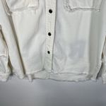 Elan  Denim‎ Jean Jacket Embroidered Rock And Roll Fringe Trim Boho Hippie Size S Photo 3