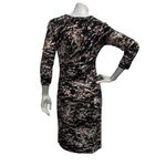 Calvin Klein Dress Sz 2 Black Multicolor Paint Splatter Artsy Graphic Casual Photo 5