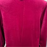 Vtg M Elegant Velvet Gown Lace Detail w/pockets velour long sleeve housecoat Pink Size M Photo 12