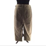 Madewell  Emmett olive green wide leg crop pants Photo 4
