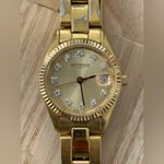 Wittnauer Longines Rare Diamond Marker Presidential Ladies Watch Gold Dial Case Photo 3