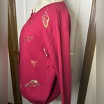 Vintage Red Floral Embroidered Cardigan Size undefined Photo 2