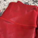 Noli Cherry Liquid Red Shiny Leggings Photo 6