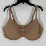 SKIMS  Fits Everybody T Shirt Bra Ochre Underwire Padded Tan Beige Size 38D Photo 0