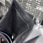 Gucci Authentic  Black Textured Leather Wallet Photo 8