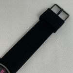 FMD women black tone watch multicolored indices 36mm round running Photo 3