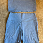 Aerie  Blue Bike Shorts Set Photo 0