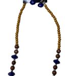 Fashion Earrings Jewelry Set Necklace and Earrings Navy Blue, Pink Gold Blue Photo 2