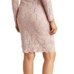 💕MARINA💕 Scalloped Sequined Lace Sheath Dress ~ Blush Medium M NWT Photo 1