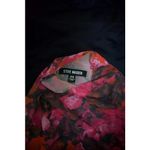 Steve Madden Eliza Sheer Mesh Mock Neck Long Sleeve Top in Pink Rose (X-SMALL) Photo 6