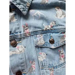 Women's Store Oh My Disney Dog Dalmatian Jean Denim Jacket Size XS Photo 2