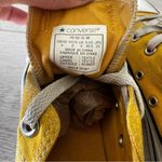 Converse Vintage  All Stars Yellow Low Sneakers Women Sz 6 Grunge Skate Photo 8