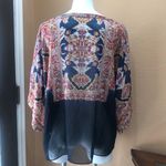 Violet+Claire  blue patterned blouse medium Photo 2