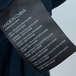 Club Monaco • Navy Blue Pleated Bell Sleeve Top Blouse Photo 5