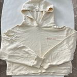 Rosa Cha St. Tropez Cream Graphic Boxy Sweatshirt Hoodie Size Medium Photo 2