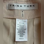 Trina Turk ‎ Cream Dress Pants Elegant Design Size 8 TENCEL NWOT Photo 2