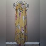Mlle Gabrielle NWOT FRESH AND SOFT Yellow Floral Maxi Dress Photo 5