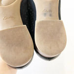 Clarks Juliet Hayes Black Suede Perforated Loafers Women’s Size 7 Casual Style Photo 10