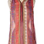 Bobeau Sleeveless Tribal Tank Size Small Photo 6