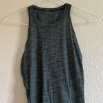 Lululemon Tank Top Uniform Blue Teal Heathered Green Criss Cross Back Size Small Photo 2