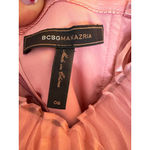 BCBGMAXAZRIA Vintage BCBG Maxazria Strapless, Tulle, Floral, Pink Glinda Mini Dress Sz 8 Photo 3