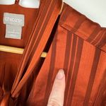 Chico's  Shadow Stripe Removable Scarf‎ Blouse Sz 2 (US 12/14) Long Sleeve Career Photo 7