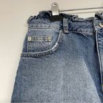 Miss Selfridge  Denim Paperbag Waist Mini Jean Skirt Womens 8 Ruffled Casual Photo 4