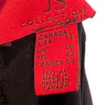 JS Collections  Black Pencil Skirt with tiered “flapper-style” fringe size 14 Photo 4