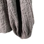 Grade & Gather Womens Peasant Rippled Shirt Gray Relaxed Fit Size Medium u Photo 8