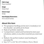 ALDO  Medium Black Greenwald Faux Leather Handbag Photo 4