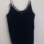 Urban Outfitters Black Velvet Lace Top Photo 0