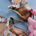 Bed Stu  Roan Beaded Leather Sandals shoes with Pink and Cream Accents Photo 5