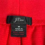 J.Crew Red Cotton Waffle Cozy Joggers Pajama Bottoms | Med 💚🎀 Photo 9
