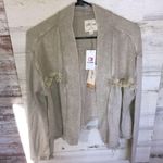 White Crow Cardigan sweater with fringe from the Buckle NWT Size small Photo 1